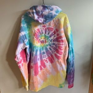 Ivory Ella Multicolor Tie-Dye Hoodie